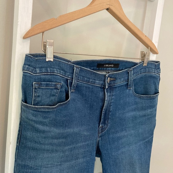 J Brand Raw Hem Selena Flare Demi Boot Crop Jeans - Picture 4 of 10